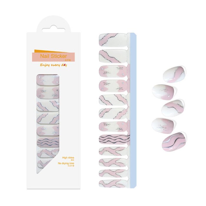 Decoration 3D Nail Art Sticker Chrome Durable Nail Strip - Image 4