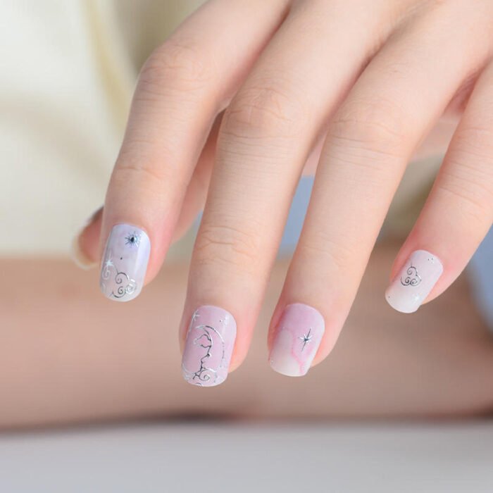 Nail Polish Strips Wholesale Press On Nail Adhesive Strips Nail Wrap Sticker Envelope - Image 2