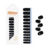 Custom Stickers Nail Black Fashionable Color Strips Nails Winter - Image 3