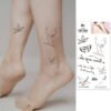Classic Tattoo Designs waterproof coolest temporary Summer Tattoo coolest Letters Temporary Tattoos Stickers - Image 2