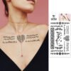 Classic Tattoo Designs waterproof coolest temporary Summer Tattoo coolest Letters Temporary Tattoos Stickers - Image 3