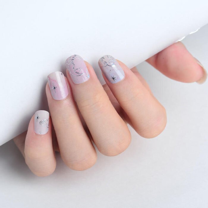 Nail Polish Strips Wholesale Press On Nail Adhesive Strips Nail Wrap Sticker Envelope - Image 4