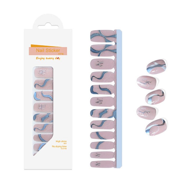 Korean Nail Strips Gel Sticker Uv Strips Nails Wraps - Image 3
