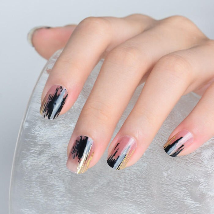 Kids Nail Polish Wraps Uv Free Nail Wrap Sheet Gel Nail Stickers - Image 7