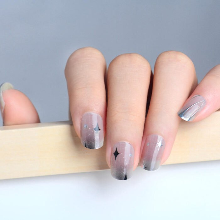 Korean Nail Strips Gel Sticker Uv Strips Nails Wraps - Image 4