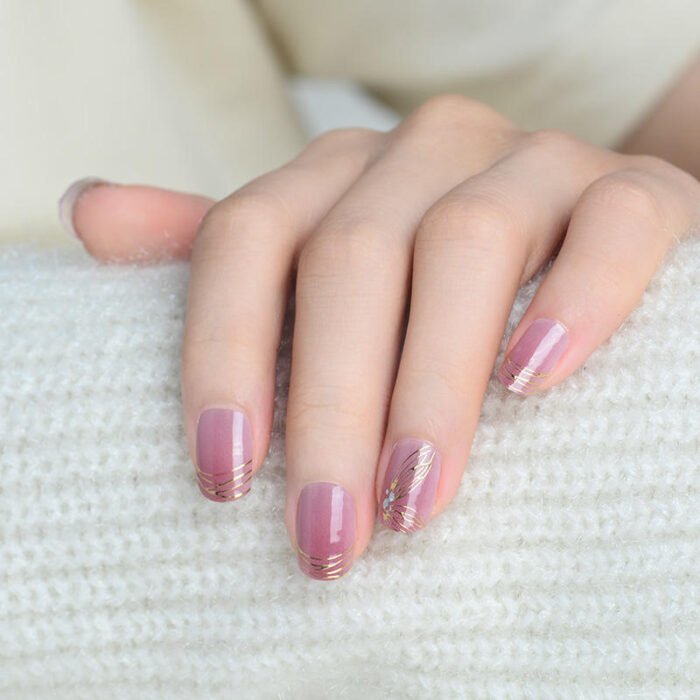 3D 5D New Z.B. Nail Gel Sticker Ultra-Strong Adhesive Strips Jelly Nail Glue Stickers - Image 5