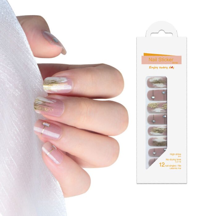 Nail Polish Strips Wholesale Press On Nail Adhesive Strips Nail Wrap Sticker Envelope - Image 6