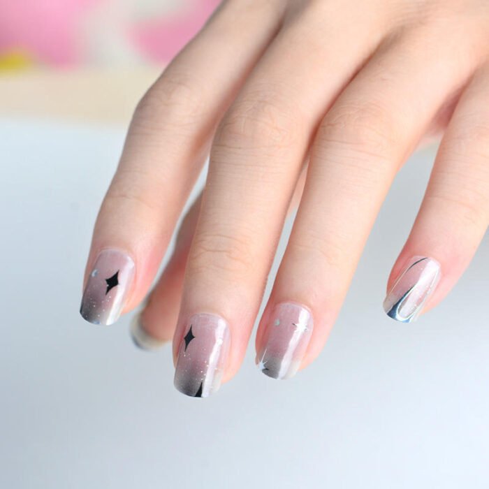 Korean Nail Strips Gel Sticker Uv Strips Nails Wraps - Image 6