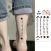 Classic Tattoo Designs waterproof coolest temporary Summer Tattoo coolest Letters Temporary Tattoos Stickers - Image 8