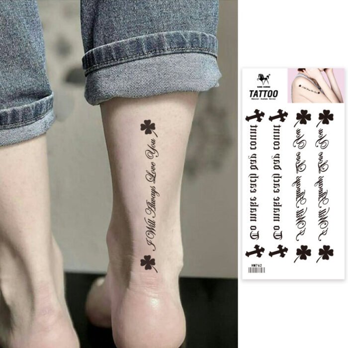 Classic Tattoo Designs waterproof coolest temporary Summer Tattoo coolest Letters Temporary Tattoos Stickers - Image 8