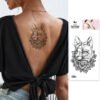 High Quality Waterproof Men Temporary Body Tattoos Stickers Cool Animals Arm Leg Tattoo - Image 4