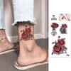 Tattoo Sticker New Designs Water Transfer Body Art Arm Leg Breast Women Sexy Rose Tattoos Temporary Flower - Image 3