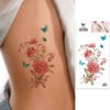Tattoo Sticker New Designs Water Transfer Body Art Arm Leg Breast Women Sexy Rose Tattoos Temporary Flower - Image 4