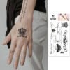 Classic Tattoo Designs waterproof coolest temporary Summer Tattoo coolest Letters Temporary Tattoos Stickers - Image 10