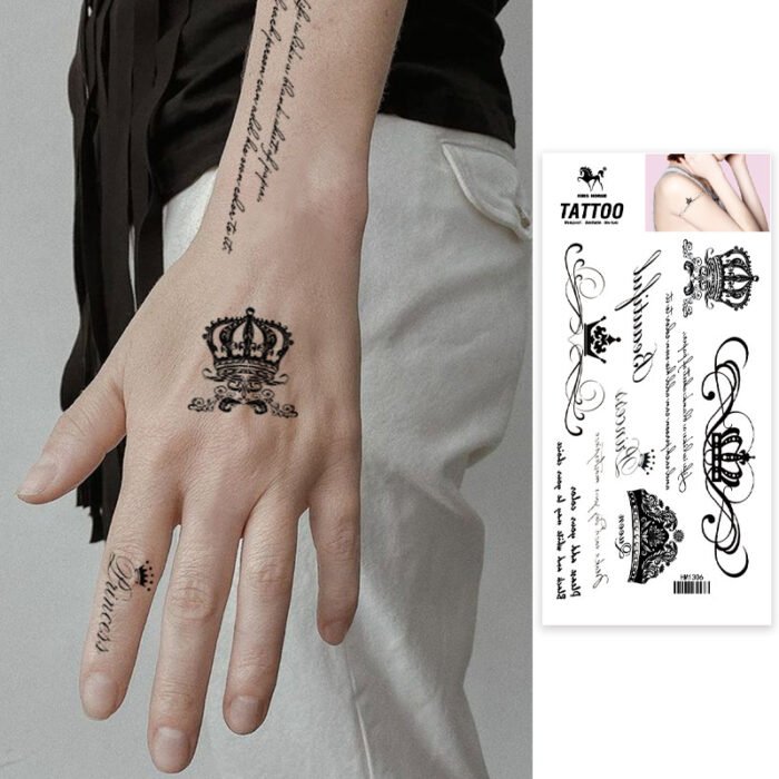 Classic Tattoo Designs waterproof coolest temporary Summer Tattoo coolest Letters Temporary Tattoos Stickers - Image 10