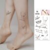 Classic Tattoo Designs waterproof coolest temporary Summer Tattoo coolest Letters Temporary Tattoos Stickers - Image 11