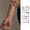 Classic Tattoo Designs waterproof coolest temporary Summer Tattoo coolest Letters Temporary Tattoos Stickers - Image 15