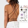 Tattoo Sticker New Designs Water Transfer Body Art Arm Leg Breast Women Sexy Rose Tattoos Temporary Flower - Image 9