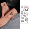 High Quality Body Art Sticker Tattoo Waterproof Butterflies Temporary Tattoo Supplies - Image 14