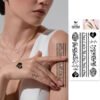 Classic Tattoo Designs waterproof coolest temporary Summer Tattoo coolest Letters Temporary Tattoos Stickers - Image 20