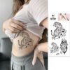 High Quality Waterproof Men Temporary Body Tattoos Stickers Cool Animals Arm Leg Tattoo - Image 18