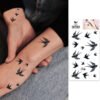 High Quality Waterproof Men Temporary Body Tattoos Stickers Cool Animals Arm Leg Tattoo - Image 21