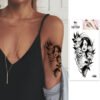 Tattoo Sticker New Designs Water Transfer Body Art Arm Leg Breast Women Sexy Rose Tattoos Temporary Flower - Image 24