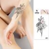 Tattoo Sticker New Designs Water Transfer Body Art Arm Leg Breast Women Sexy Rose Tattoos Temporary Flower - Image 26