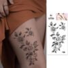 Tattoo Sticker New Designs Water Transfer Body Art Arm Leg Breast Women Sexy Rose Tattoos Temporary Flower - Image 31